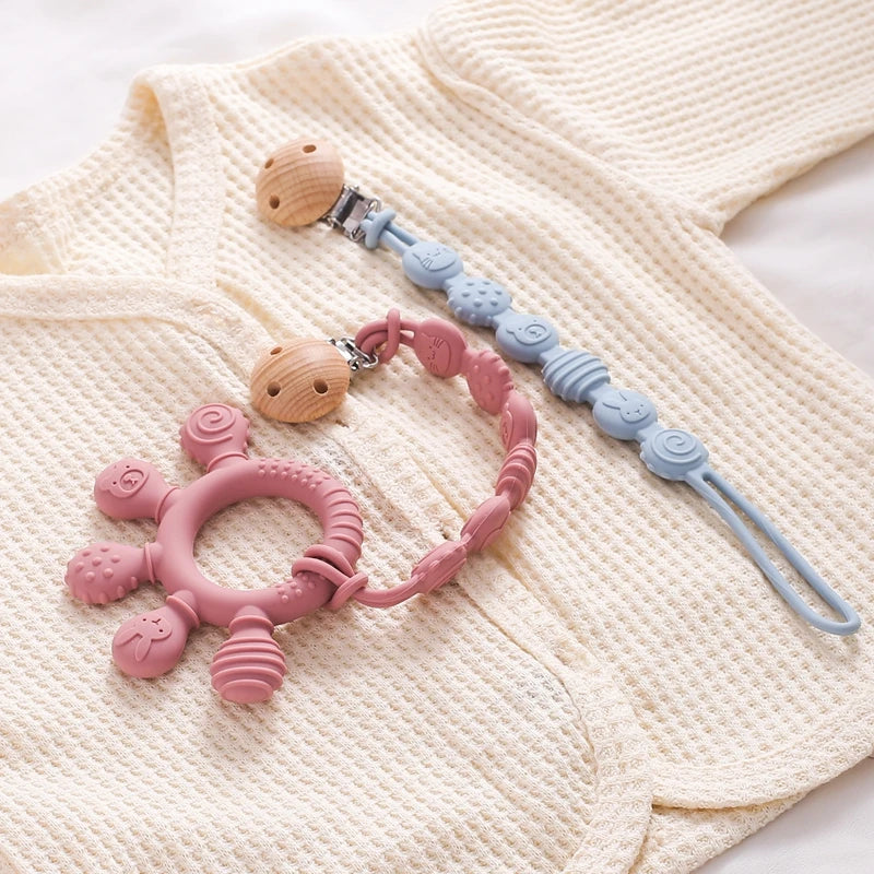 👶💖 Silicone Teether Chain 