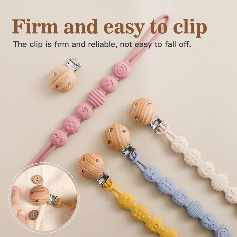 👶💖 Silicone Teether Chain 