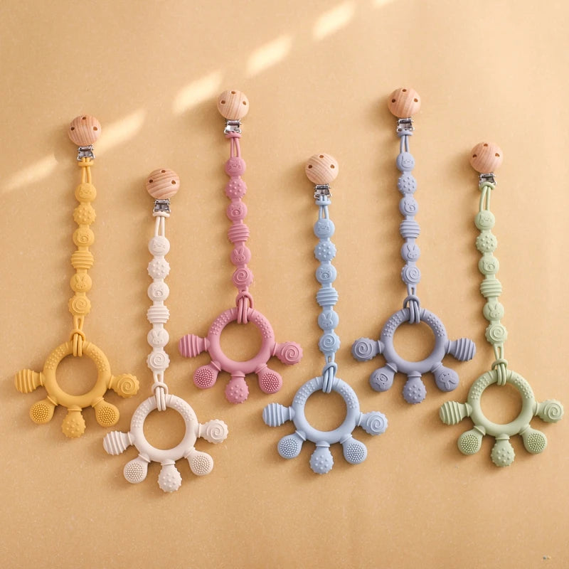 👶💖 Silicone Teether Chain 