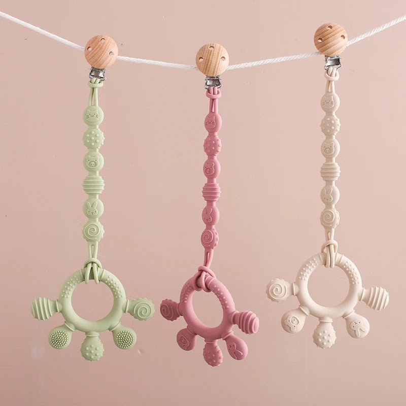 👶💖 Silicone Teether Chain 