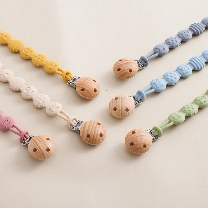 👶💖 Silicone Teether Chain 