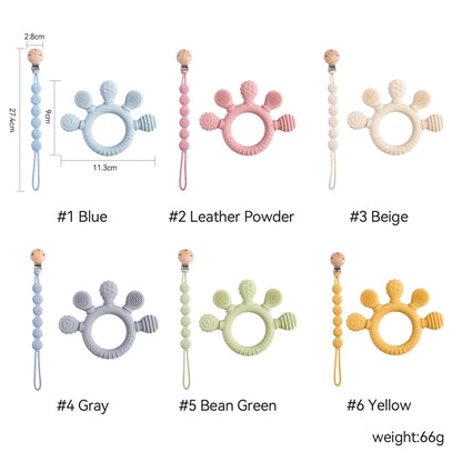 👶💖 Silicone Teether Chain 